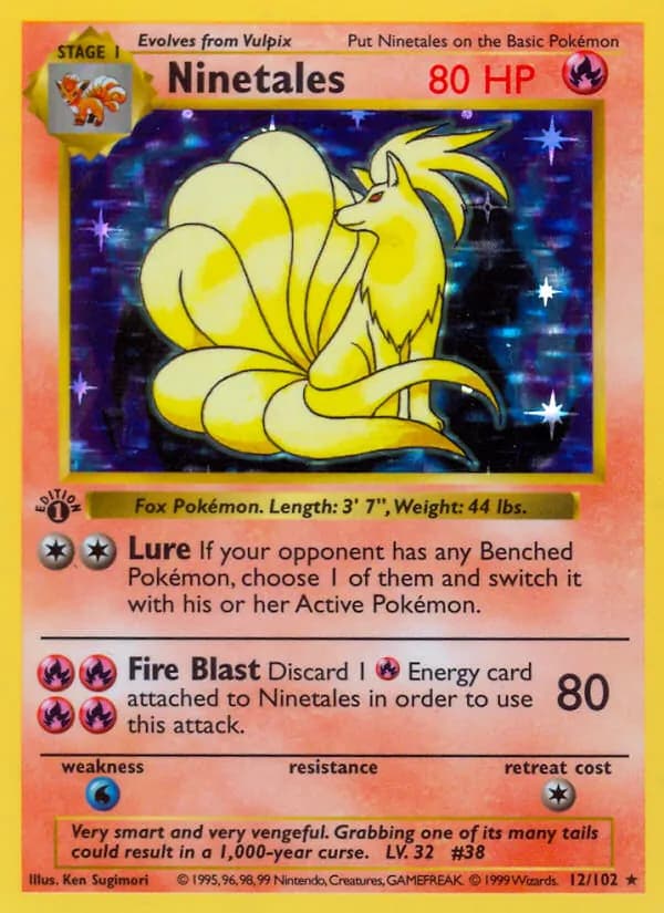 Ninetales — Base Set, Rare