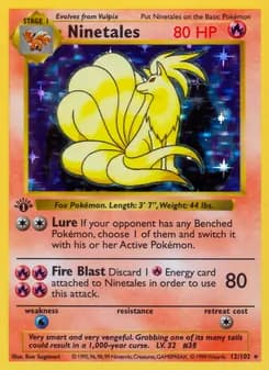 Ninetales — Base Set — Rare