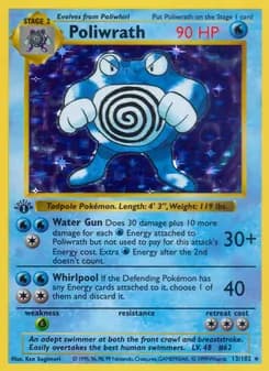 Poliwrath — Base Set — Rare