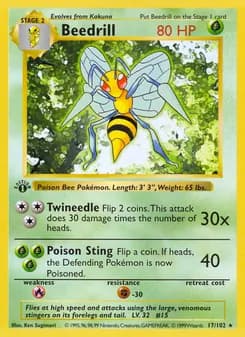 Beedrill — Base Set — Rare