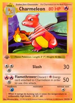 Charmeleon — Base Set — Uncommon