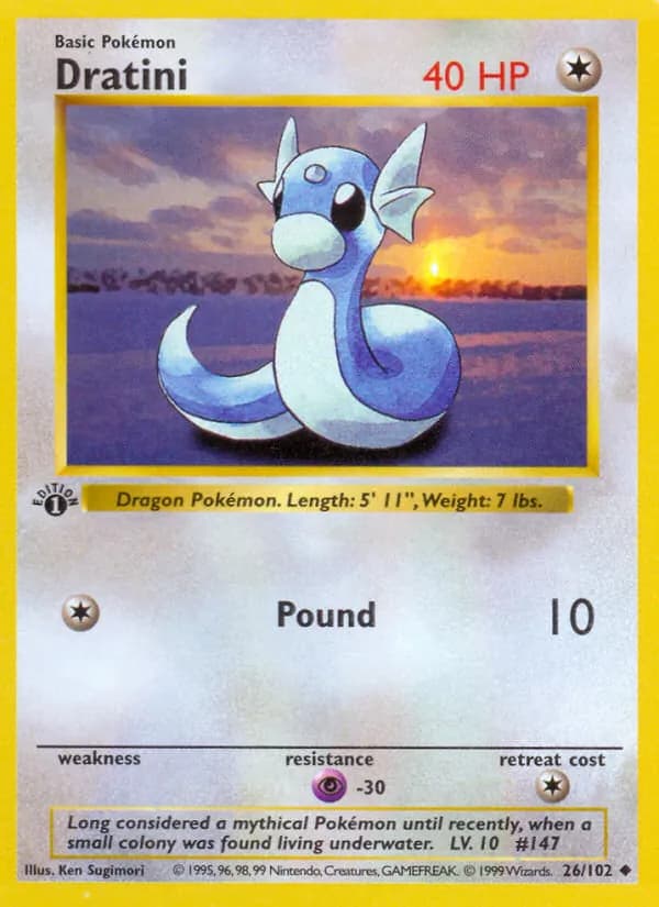 Dratini — Base Set, Uncommon