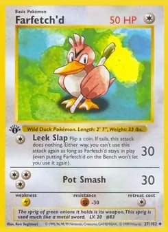 Farfetch'd — Base Set — Uncommon