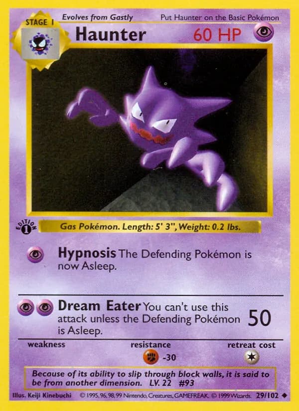 Haunter — Base Set, Uncommon