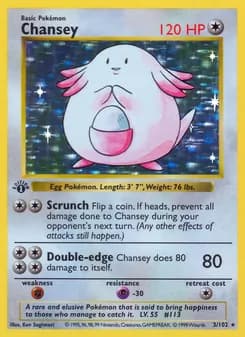 Chansey — Base Set — Rare