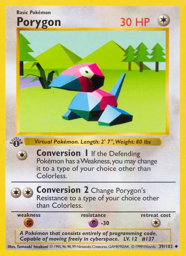 Porygon — Base Set, Uncommon