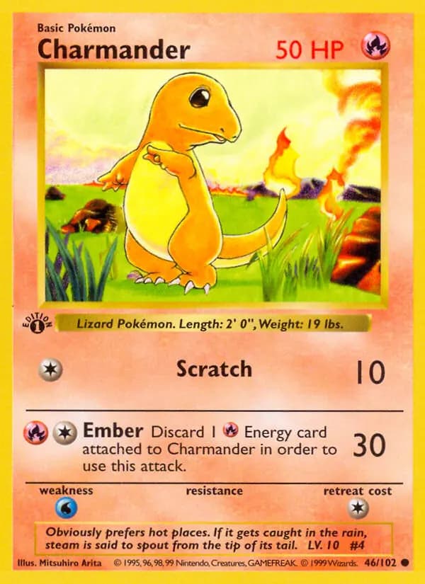Charmander — Base Set, Common