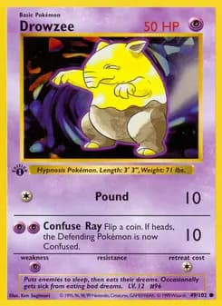 Drowzee — Base Set — Common