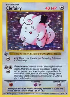 Clefairy — Base Set — Rare
