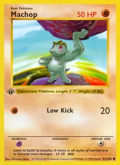 Machop — Base Set — Common