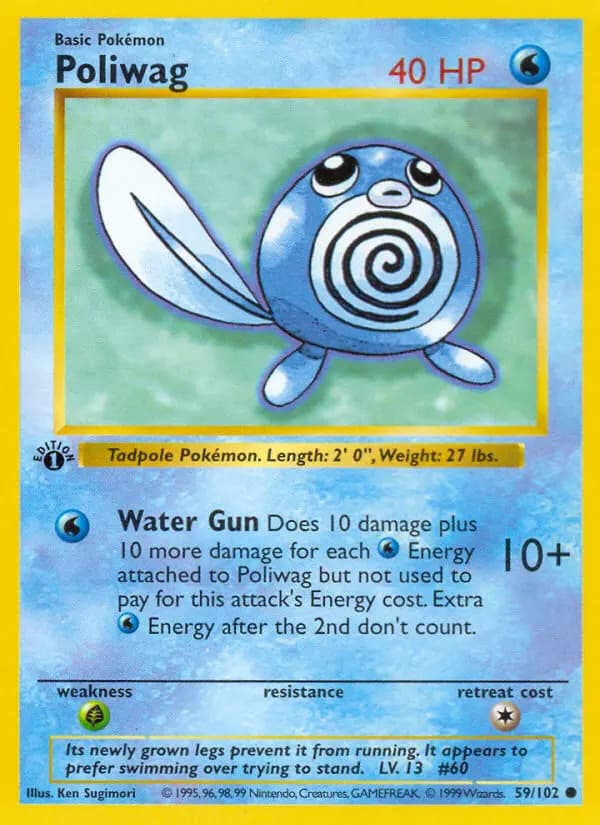 Poliwag — Base Set, Common
