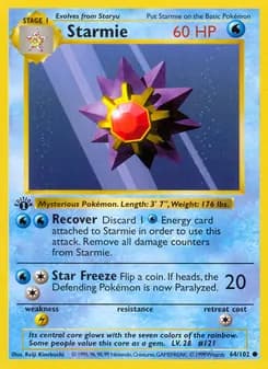 Starmie — Base Set — Common