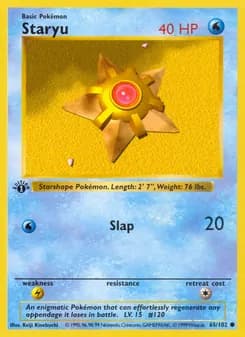 Staryu — Base Set — Common
