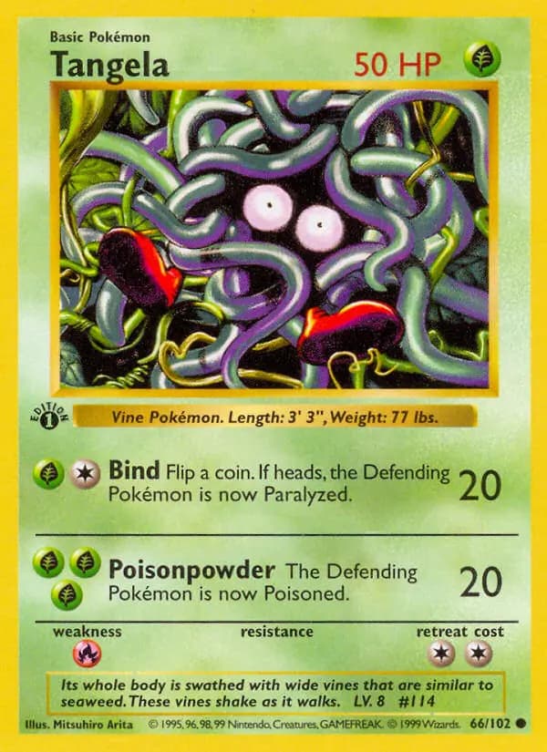 Tangela — Base Set, Common