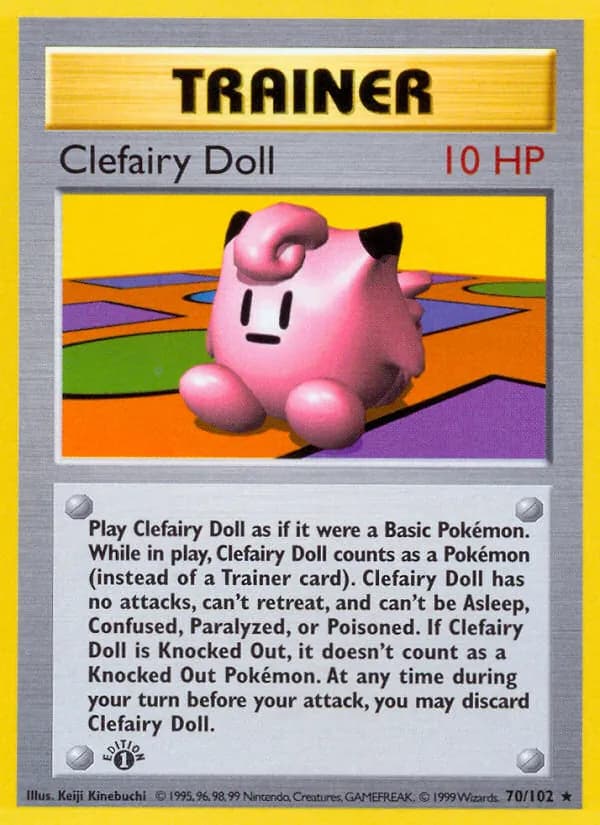 Clefairy Doll — Base Set, Rare
