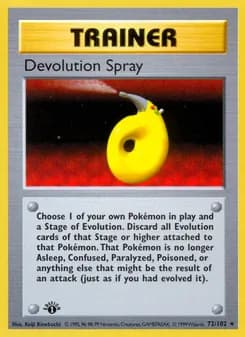 Devolution Spray — Base Set — Rare