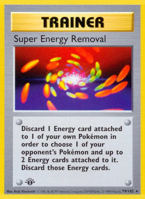 Super Energy Removal — Base Set, Rare