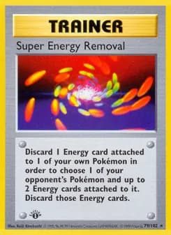Super Energy Removal — Base Set — Rare