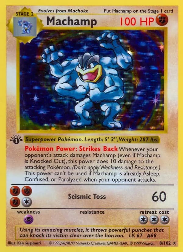 Machamp — Base Set, Rare