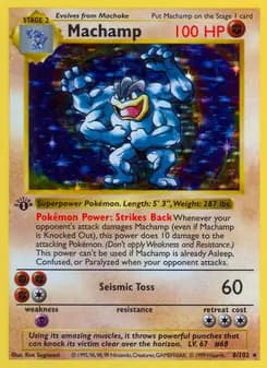 Machamp — Base Set — Rare
