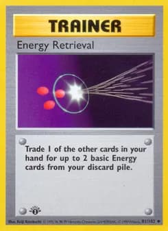 Energy Retrieval — Base Set — Uncommon