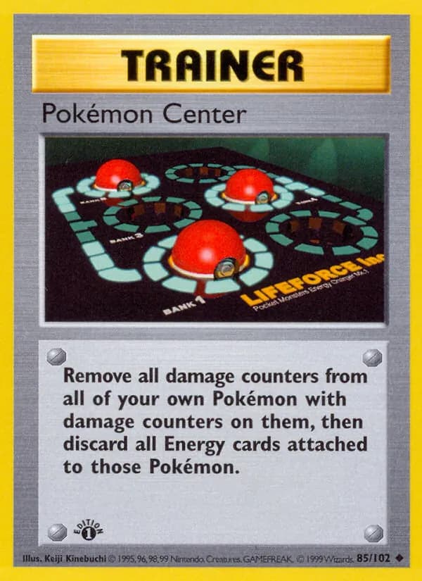 Pokémon Center — Base Set, Uncommon