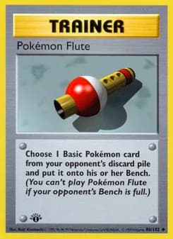 Pokémon Flute — Base Set — Uncommon