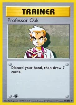 Professor Oak — Base Set — Uncommon