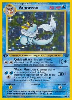 Vaporeon — Jungle — Rare