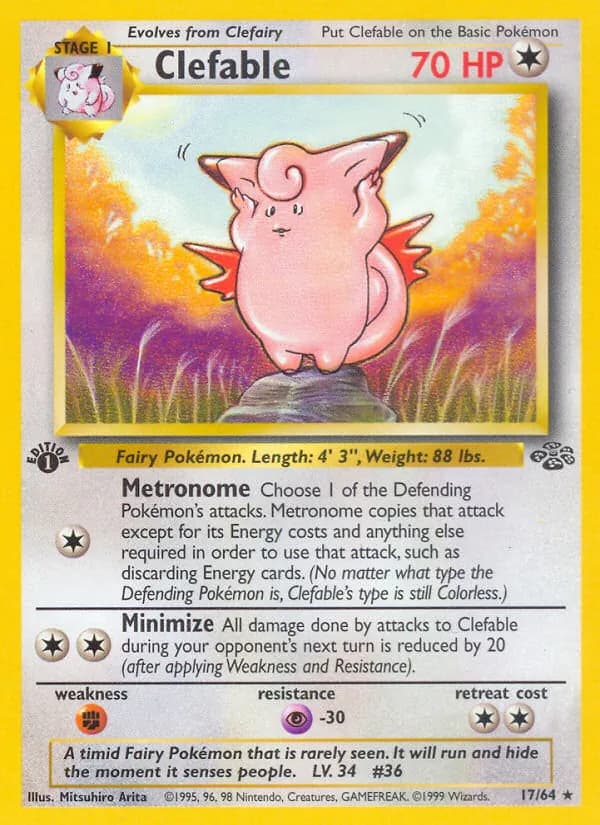 Clefable — Jungle, Rare