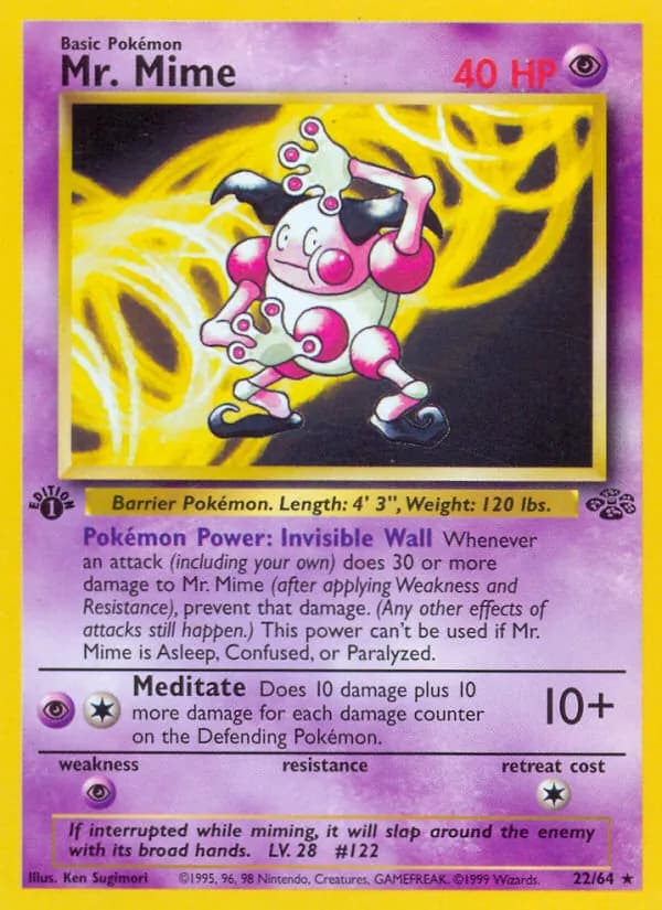 Mr. Mime — Jungle, Rare