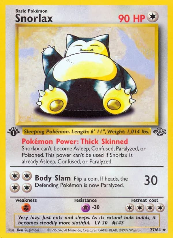 Snorlax — Jungle, Rare