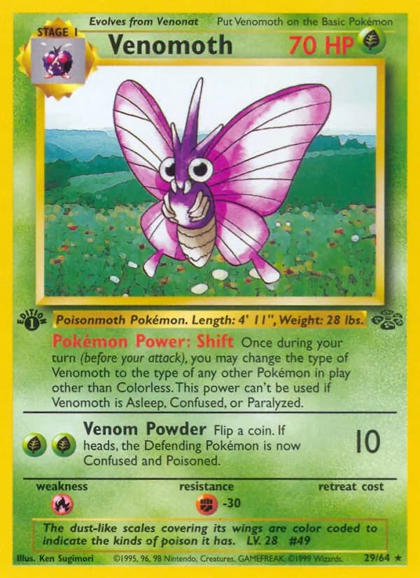 Venomoth — Jungle, Rare
