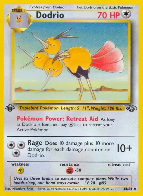 Dodrio — Jungle, Uncommon