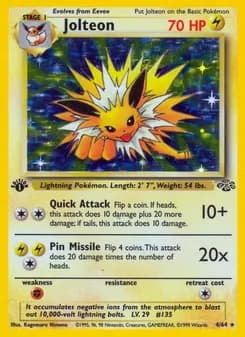 Jolteon — Jungle — Rare