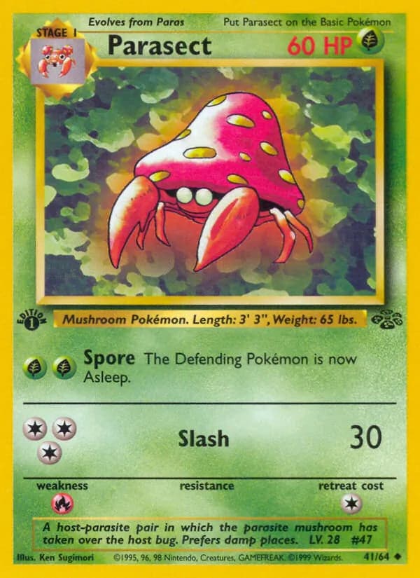 Parasect — Jungle, Uncommon