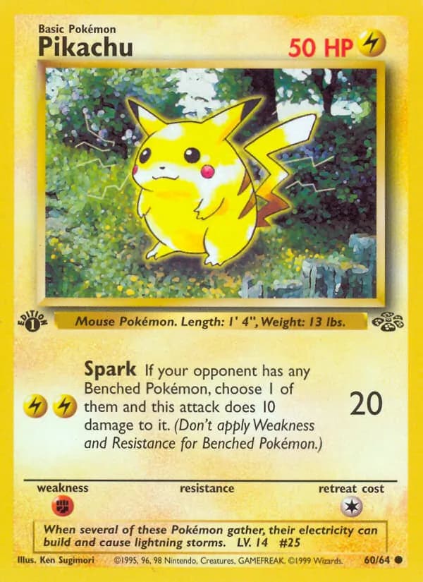 Pikachu — Jungle, Common