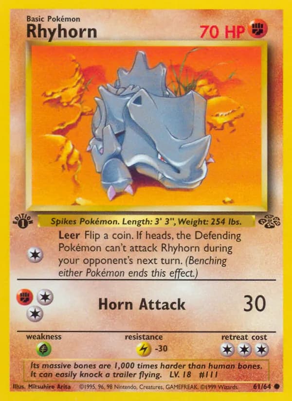 Rhyhorn — Jungle, Common