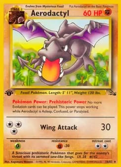 Aerodactyl — Fossil — Rare