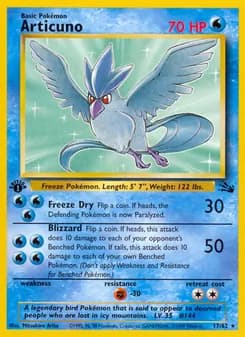 Articuno — Fossil — Rare