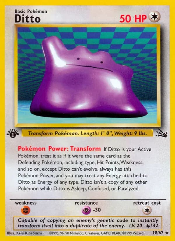 Ditto — Fossil, Rare