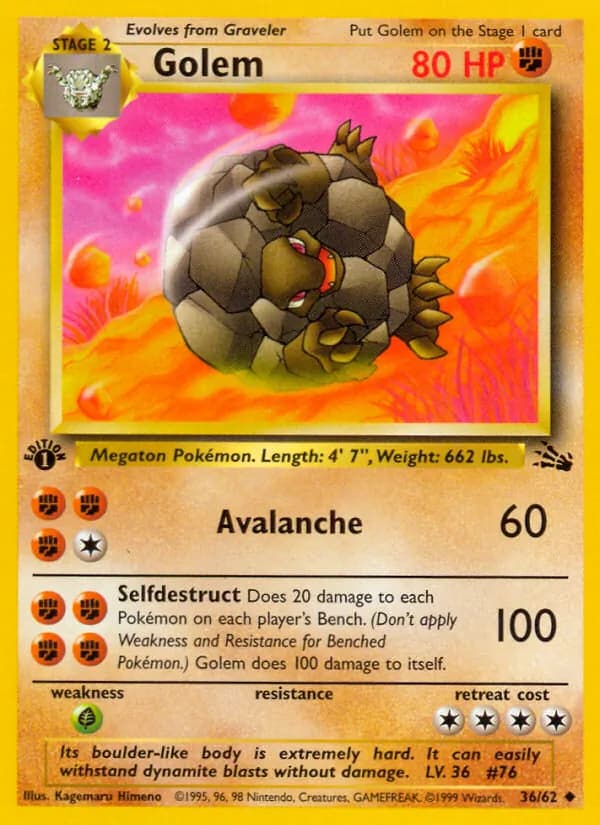 Golem — Fossil, Uncommon