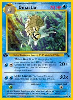 Omastar — Fossil — Uncommon