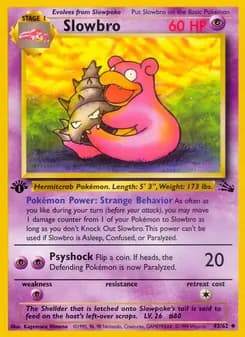 Slowbro — Fossil — Uncommon