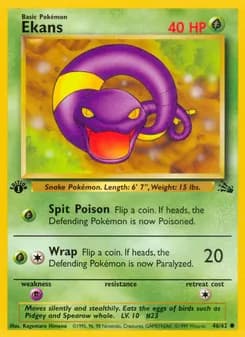 Ekans — Fossil — Common