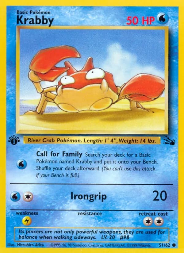 Krabby — Fossil, Common