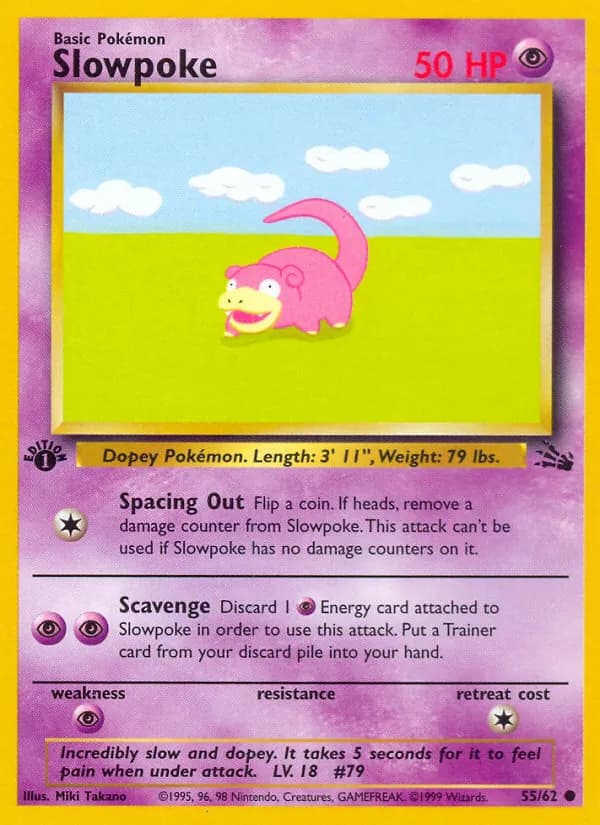 Slowpoke — Fossil, Common