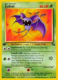 Zubat — Fossil — Common