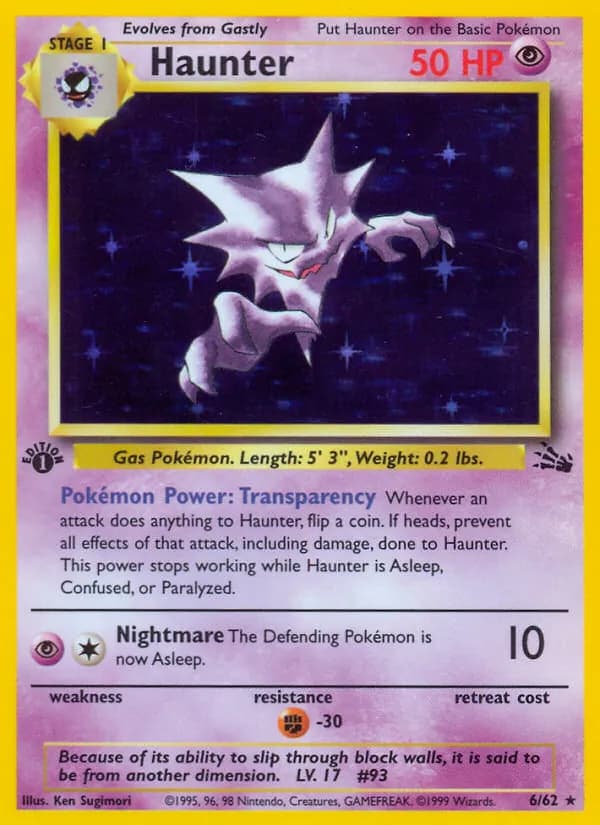 Haunter — Fossil, Rare
