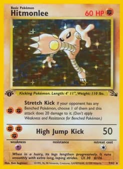 Hitmonlee — Fossil — Rare